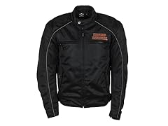 Burning Skull Mesh Black Functional Jacket