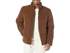 Amazon Essentials Mens Mock Neck Puffer Coat