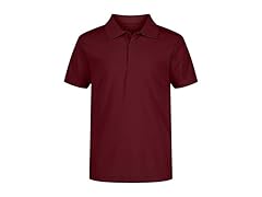 Nautica Boys (4) Burgundy Polo