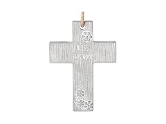 Bless This Home Floral Weathered And Textured Gray 