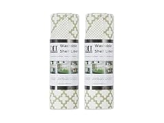 DII Shelf Liner Non-Adhesive CCream Lattice, 12x120, 2 Piece