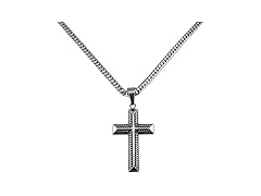 Phuc Minh Stylish Stainless Steel Men's Cross Necklace