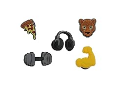 Crocs Jibbitz Get Swole Sports 5-Pack Shoe Charms