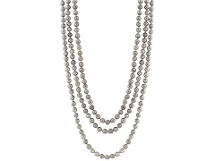 Endless Gray Pearl Necklace
