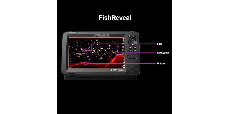Lowrance HOOK Reveal 5 Inch Fish Finders