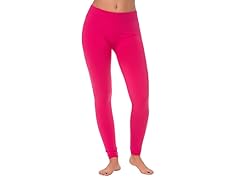 Bottoms Up Fleece Lined Leggings, Fuschia