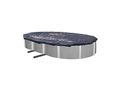 Blue Wave 15 ft x 30 ft Oval Leaf Net Pool Cover