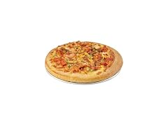 Restaurantware Aluminum Wide Rim Pizza Pan, 12 Pack