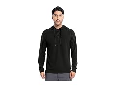 Wrangler Men (M) Fleece Pullover Henley Sweatshirt