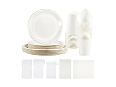 NASUN Paper Disposable Dinnerware Set