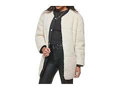 Levis Womens Midlength Sherpa Coat