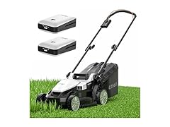 Litheli U20LM00-0A120  Cordless Lawn Mower, 2 Batteries