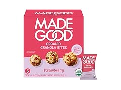 5CT MadeGood Organic Strawberry Granola Bites