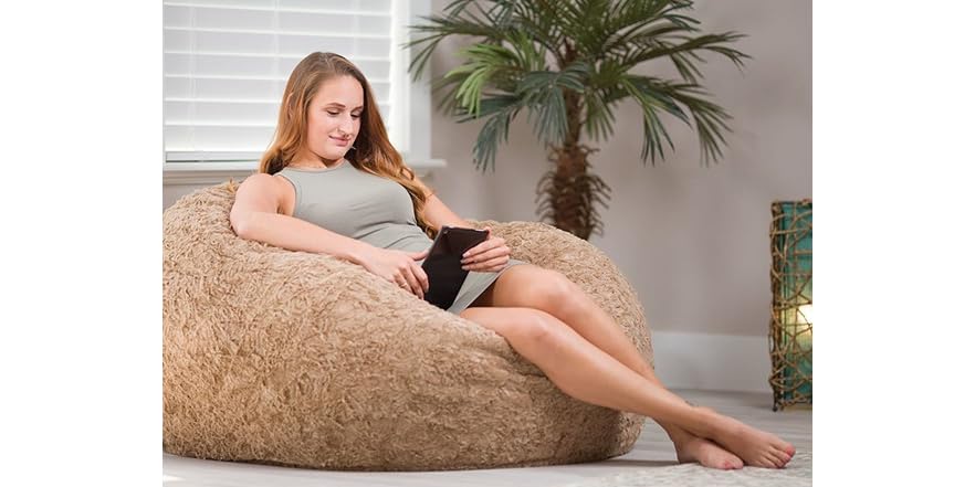 CordaRoy's Faux Fur Bean Bag Chair