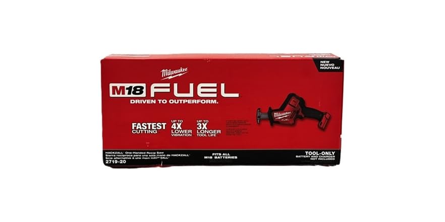 Milwaukee 2719-20 M18 FUEL Hackzall (Bare Tool)