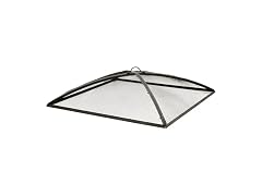 Sunnydaze Square Fire Pit Screen Cover, 31" x 31"
