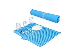 Dish Drying Mat Blue