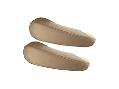 FH Group Flat Cloth Fabric Beige Armrest Cover
