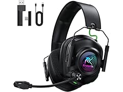Krysenix 2.4 GHz Wireless Gaming Headset for PC, PS5