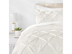 AmazonBasics Pinch Pleat Comforter Set