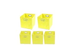 5-Pc Small Storage Bundle - Yellow