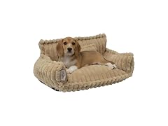 Paws & Purrs Grooved Pet Bed for Small to Medium Dogs
