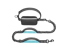 iYoShop Hands Free Dog Leash with Zipper Pouch