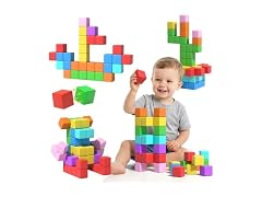 Asago 56-Piece 1.34in 3D Magnetic Blocks