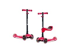 Lascoota Kick Scooter with Seat -