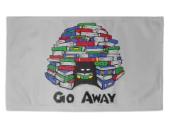 Go Away, I'm Reading 3' x 2' Rug
