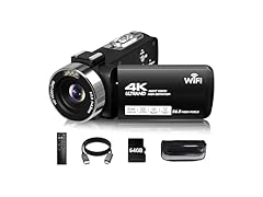 SMARTKLIK Black 4K Camcorder