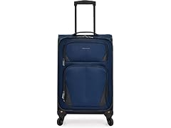 U.S. Traveler Aviron Bay Softside Navy, Carry-on 23-Inch