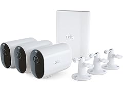 (3 Cam) (NEW) Arlo Pro 5S XL Spotlight 2K HDR Wireless Outdoor Security Camera