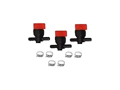 ESEYAIDA 1/4" Inline Gas Fuel Cut Off Shut Off Va