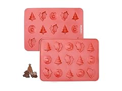 Freshware Silicone Chocolate Molds 2PK