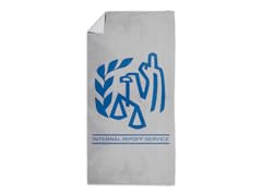 "Internal Ripoff Service" Beach Towel