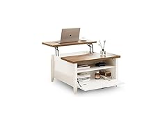 Evajoy Lift Top Coffee Table, White