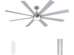 Autoday Ceiling Fan with Light | 72in