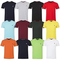 Runcati Men's Short Sleeve Crew Neck Tees – Lightweight, Moisture-Wicking, Casual Basic Shirts (Multi-Color)
