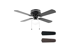 VAGIZM 42 Inch Pull Chain Ceiling Fan