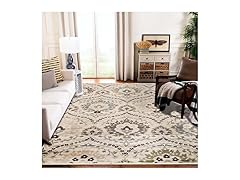 Superior Modern Oriental Floral Damask Rug