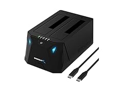 USB Type C Dual Bay Hard Drive Docking Station