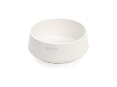 Fei & Eve Dog Bowl 30 Oz, Cloud White - Stain & Odor Resistant