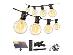 Brightever B0G4M1VT5F 100FT Solar String Lights Outdoor
