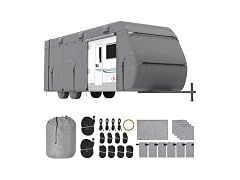Travel Trailer Cover, 20-22 ft RV Cover, 4-Layer