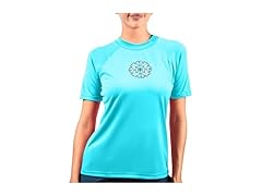 Kanu Surf Women's Juliette Aqua Rashguard (XL)