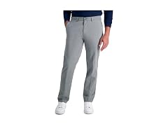 Haggar Men Premium Khaki Flat Front Pants