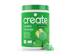 Create Creatine Gummies Sour Green Apple