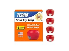 TERRO GAR-02 TERRO Fruit Fly Trap 4-Pack