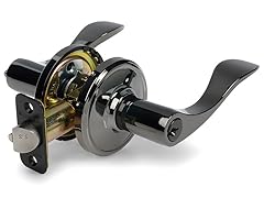 Grade 2 Simone Style Lever, Keyed Entry , Black Pearl